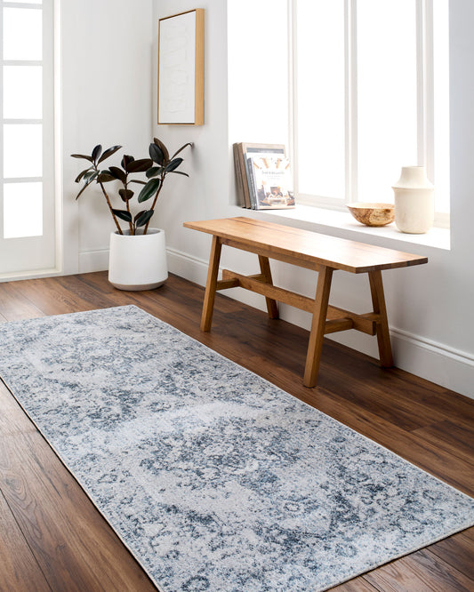 Lillian LLL-2334 2'2" x 3'9" Machine Woven Washable Accent Rug