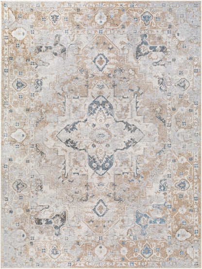 Lillian LLL-2335 2' x 3' Machine Woven Washable Accent Rug