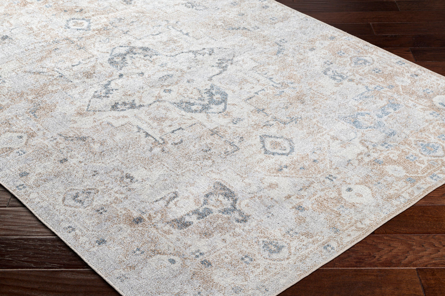 Lillian LLL-2335 2'2" x 3'9" Machine Woven Washable Accent Rug