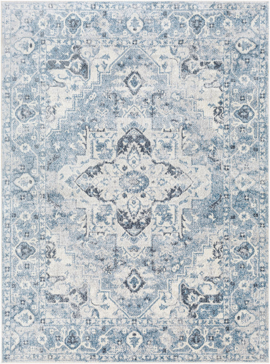 Lillian LLL-2336 5' x 7' Machine Woven Washable Area Rug