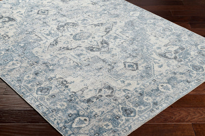 Lillian LLL-2336 6ft Round Machine Woven Washable Area Rug
