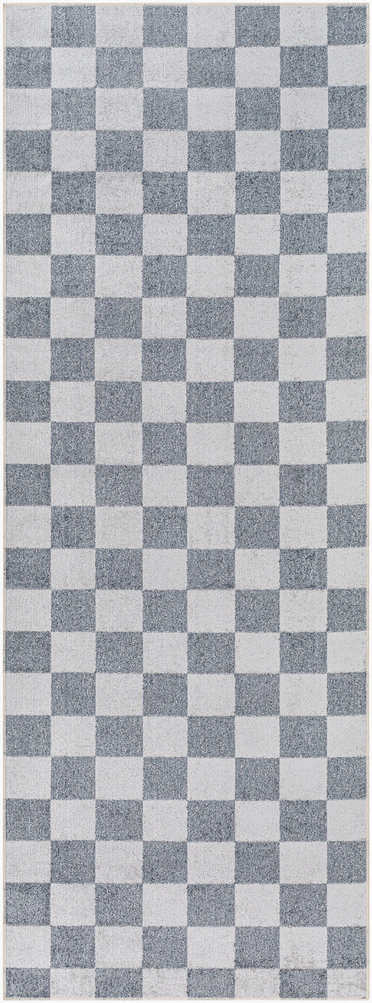 Lillian LLL-2339 7ft Runner Machine Woven Washable Runner Rug