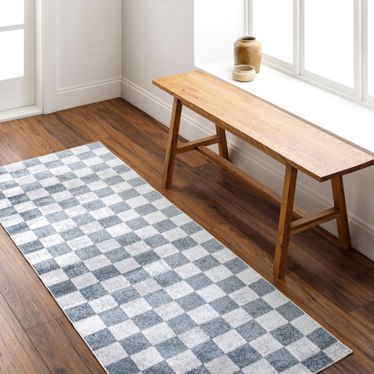Lillian LLL-2339 7ft Runner Machine Woven Washable Runner Rug