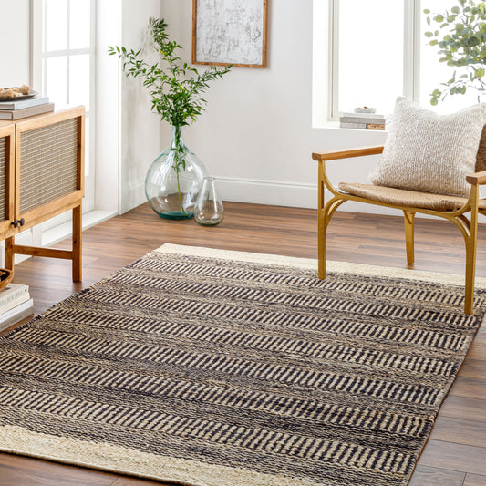 Alfombra de yute hecha a mano Lima LMA-2300 de 1,52 m x 2,13 m