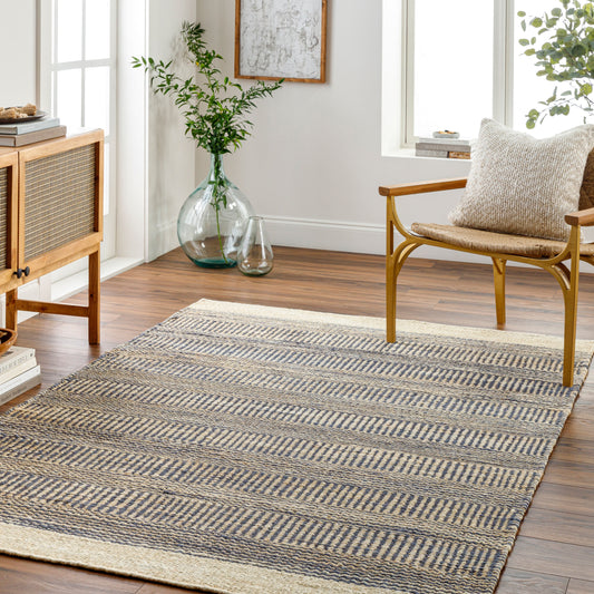 Lima LMA-2302 2' x 3' Handmade Jute Accent Rug