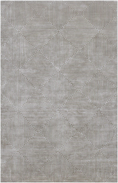 Alfombra decorativa luminosa LMN-3005 de 2' x 3' hecha a mano