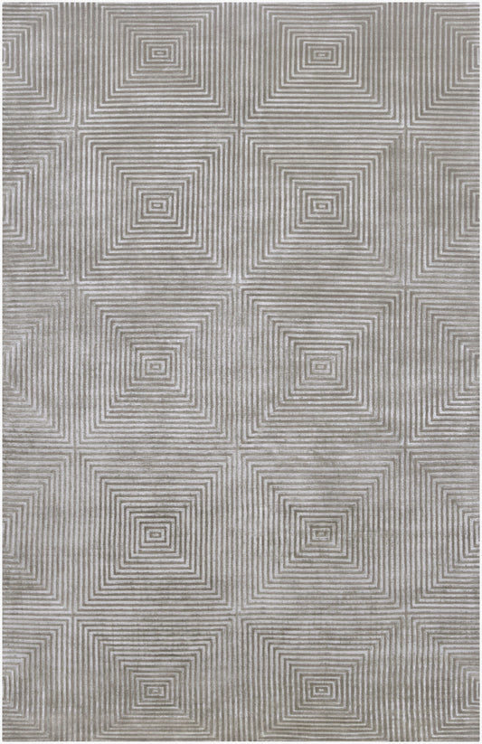 Alfombra decorativa luminosa LMN-3005 de 2' x 3' hecha a mano