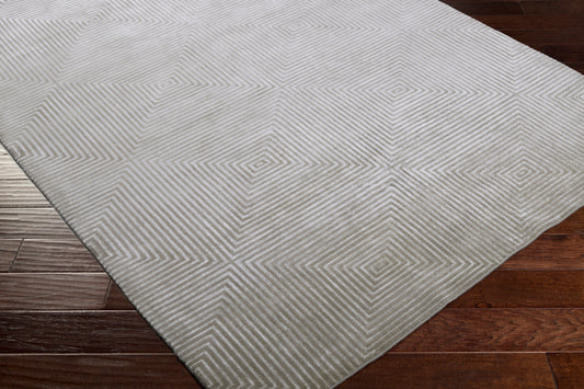 Alfombra decorativa luminosa LMN-3005 de 2' x 3' hecha a mano
