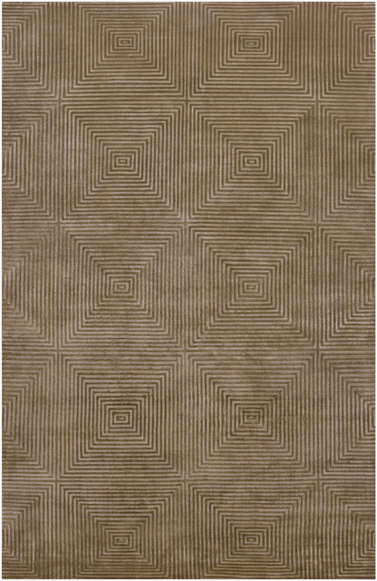 Alfombra decorativa luminosa LMN-3007 de 2' x 3' hecha a mano
