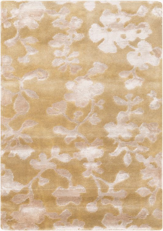 Alfombra decorativa luminosa LMN-3015 de 2' x 3' hecha a mano