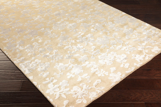 Alfombra decorativa luminosa LMN-3015 de 2' x 3' hecha a mano