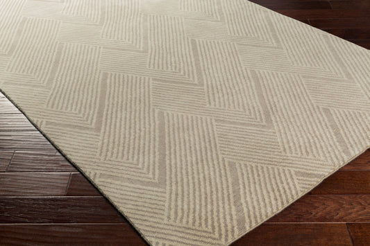 Lenox LNX-4001 2' x 3' Handmade Wool Accent Rug