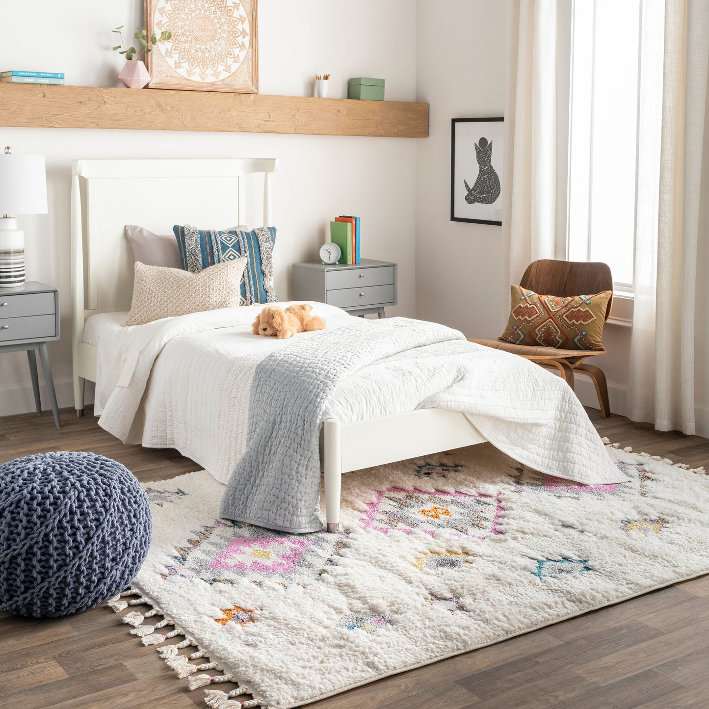 Alfombra tejida a máquina Lofty LOF-2302 de 1,83 m x 2,74 m