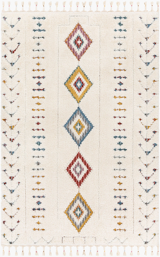 Alfombra decorativa tejida a máquina Lofty LOF-2303 de 2' x 3'