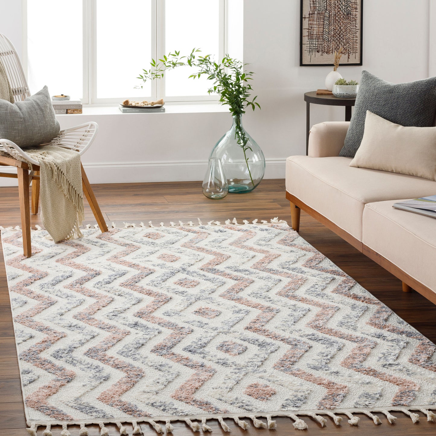 Alfombra tejida a máquina Loopy LOO-2302 de 6' x 9'