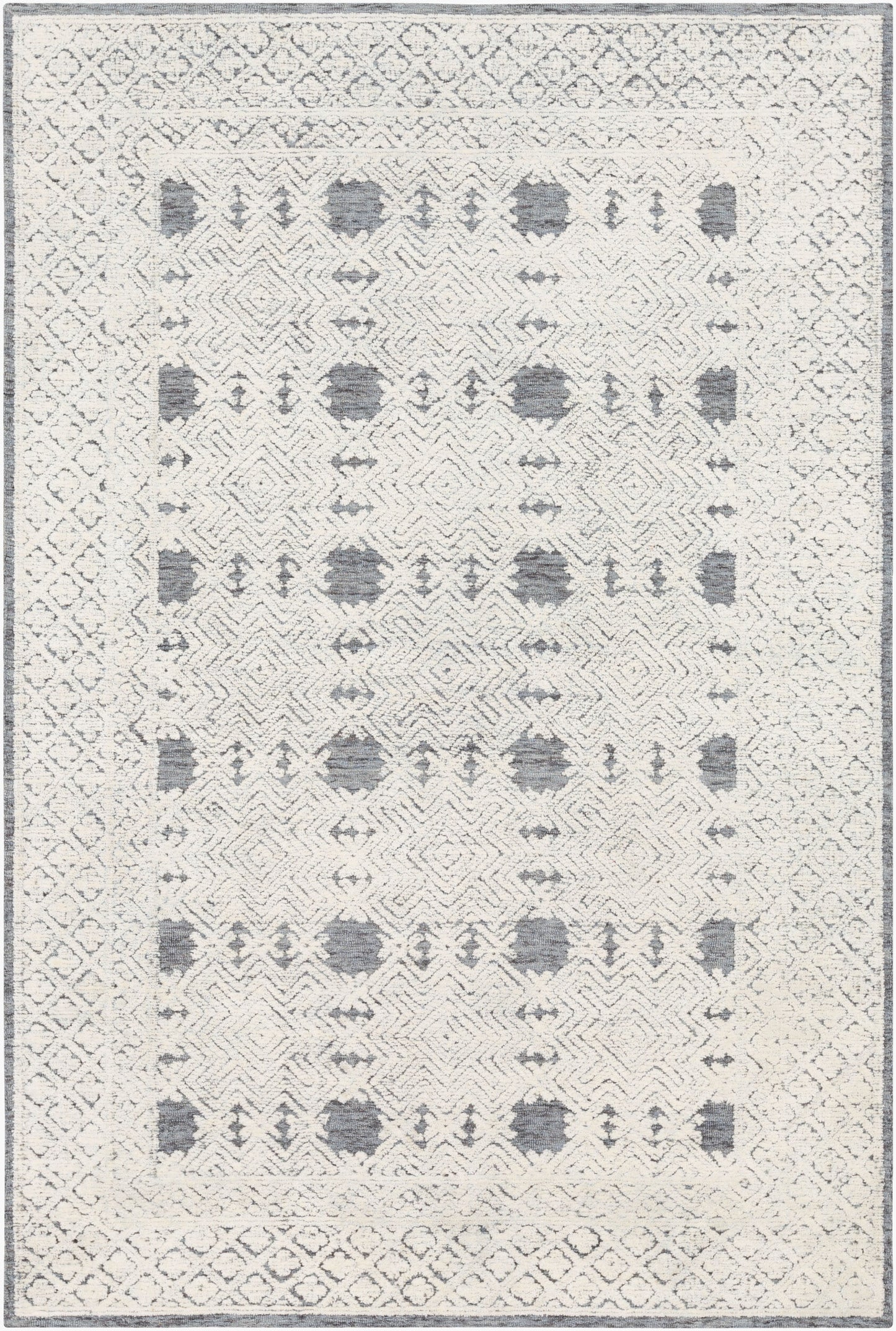 Louvre LOU-2302 8ft Runner Handmade Wool Runner Rug