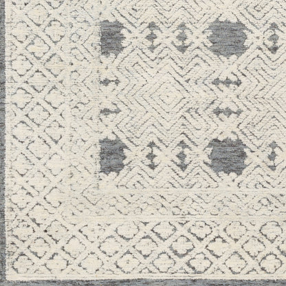 Louvre LOU-2302 8ft Runner Handmade Wool Runner Rug