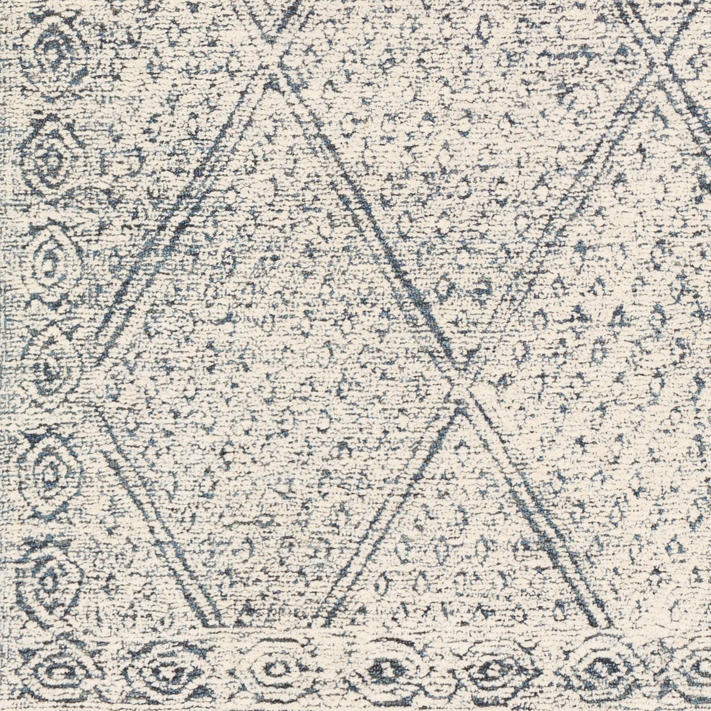 Alfombra decorativa de lana hecha a mano Louvre LOU-2305 de 2' x 3'