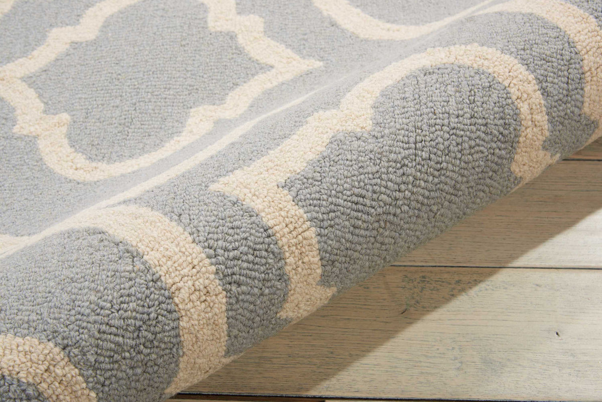 Linear LIN15 Light Blue Hooked Rug