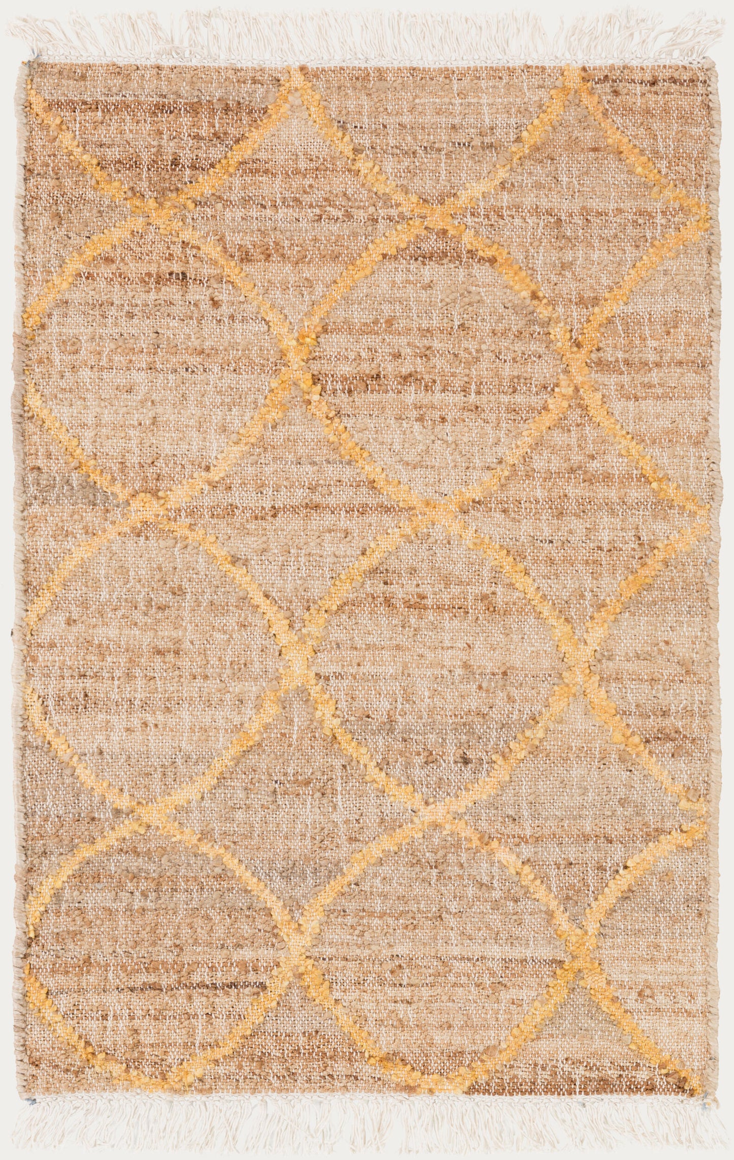 Laural LRL-6002 Alfombra decorativa de yute hecha a mano de 2' x 3'