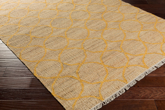 Laural LRL-6002 Alfombra decorativa de yute hecha a mano de 2' x 3'