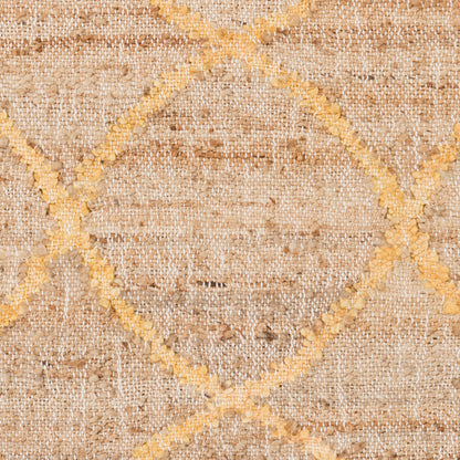 Laural LRL-6002 Alfombra decorativa de yute hecha a mano de 2' x 3'