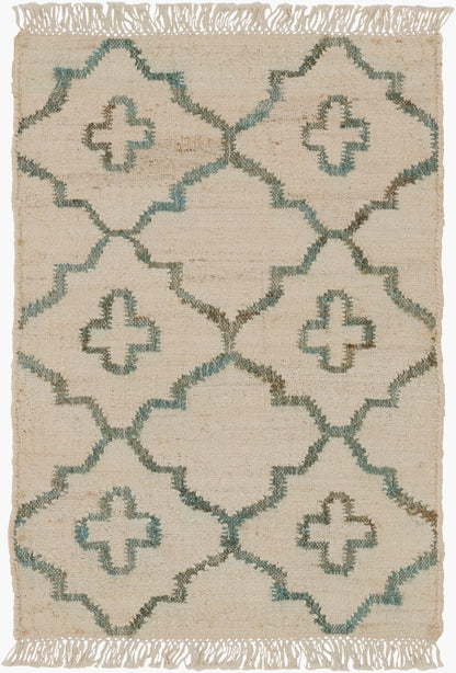 Laural LRL-6012 Alfombra decorativa de yute hecha a mano de 2' x 3'