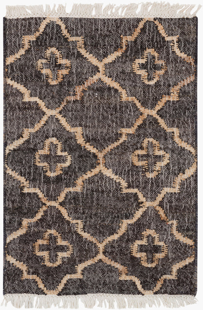 Laural LRL-6013 Alfombra decorativa de yute hecha a mano de 2' x 3'