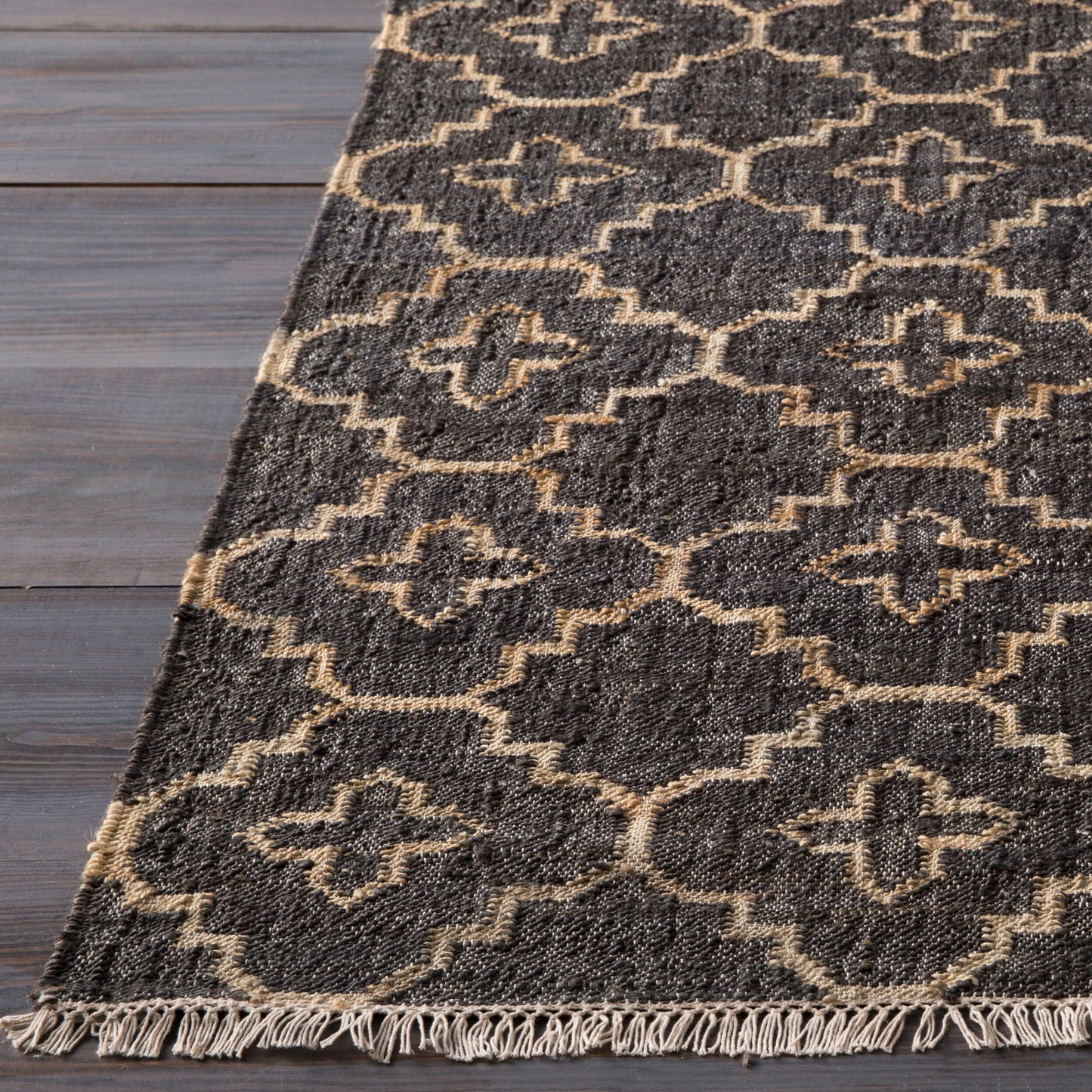 Laural LRL-6013 Alfombra de yute hecha a mano de 2,4 m