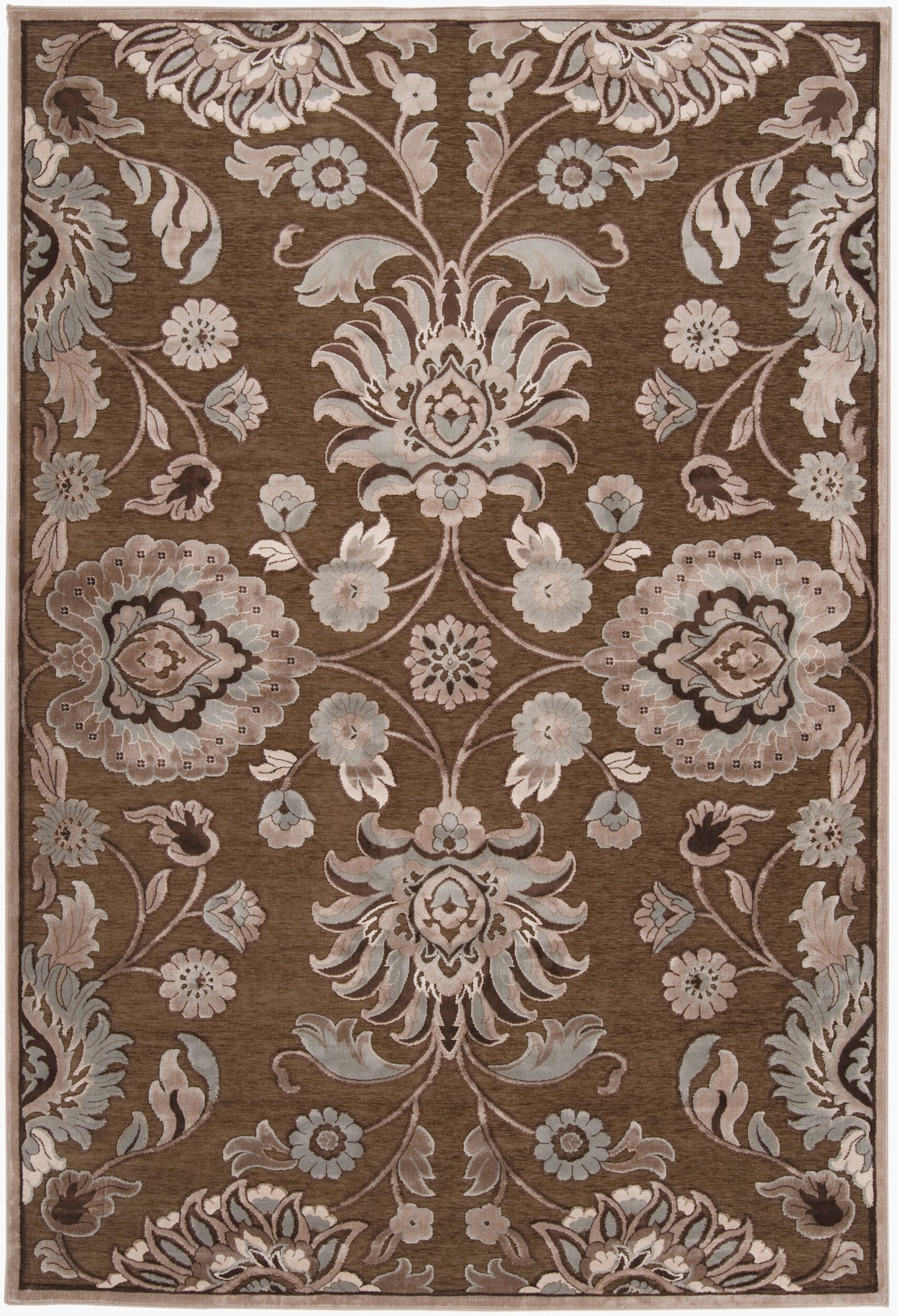 Alfombra tejida a máquina Lauren LRN-5601 de 1,52 m x 2,13 m