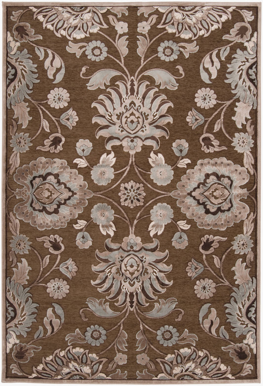 Alfombra tejida a máquina Lauren LRN-5601 de 1,52 m x 2,13 m