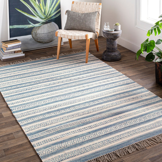 Lawry LRY-7001 4' x 6' Handmade Wool Area Rug