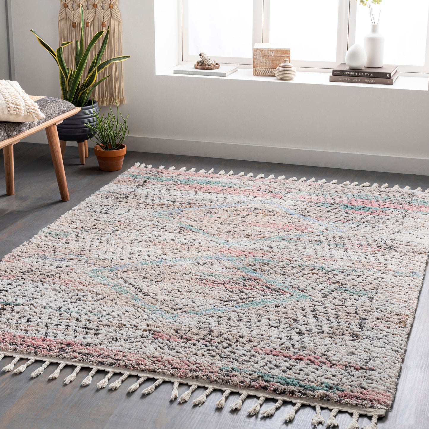 Lisbon LSB-2304 9' x 12' Machine Woven Area Rug