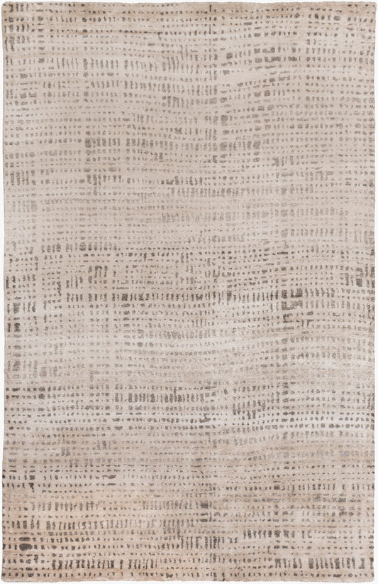 Alfombra de seda sintética hecha a mano Ludlow LUD-2001 de 1,2 m x 1,8 m