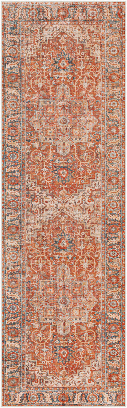 Lavable LVB-2303 8ft Runner Machine Woven Washable Runner Rug