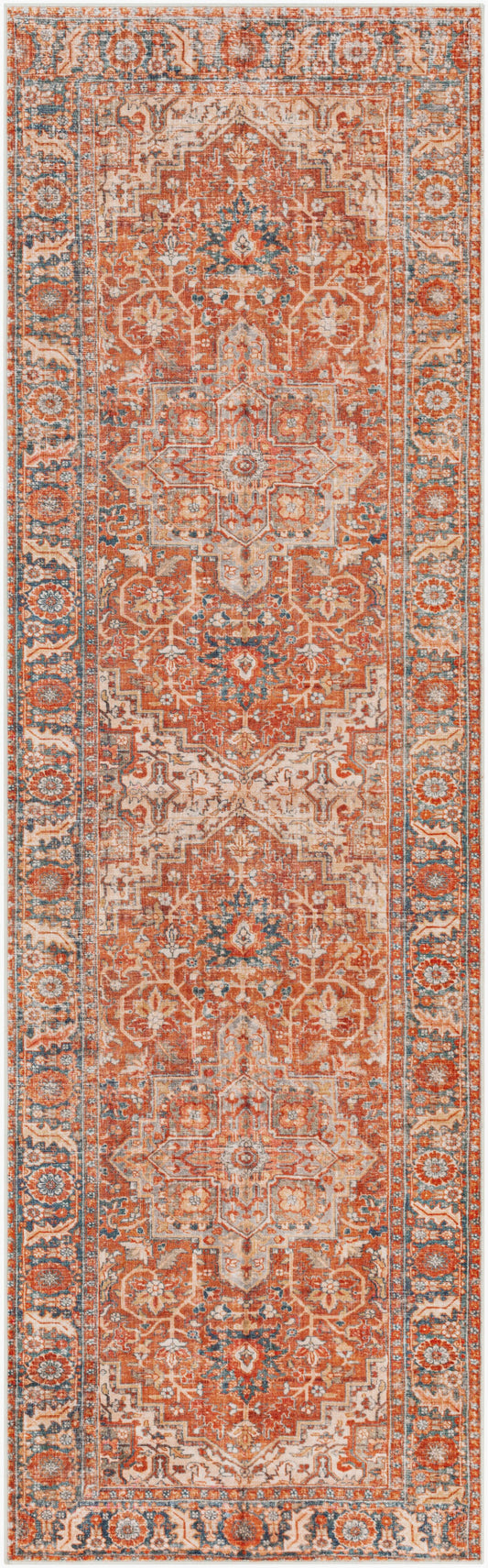 Lavable LVB-2303 8ft Runner Machine Woven Washable Runner Rug
