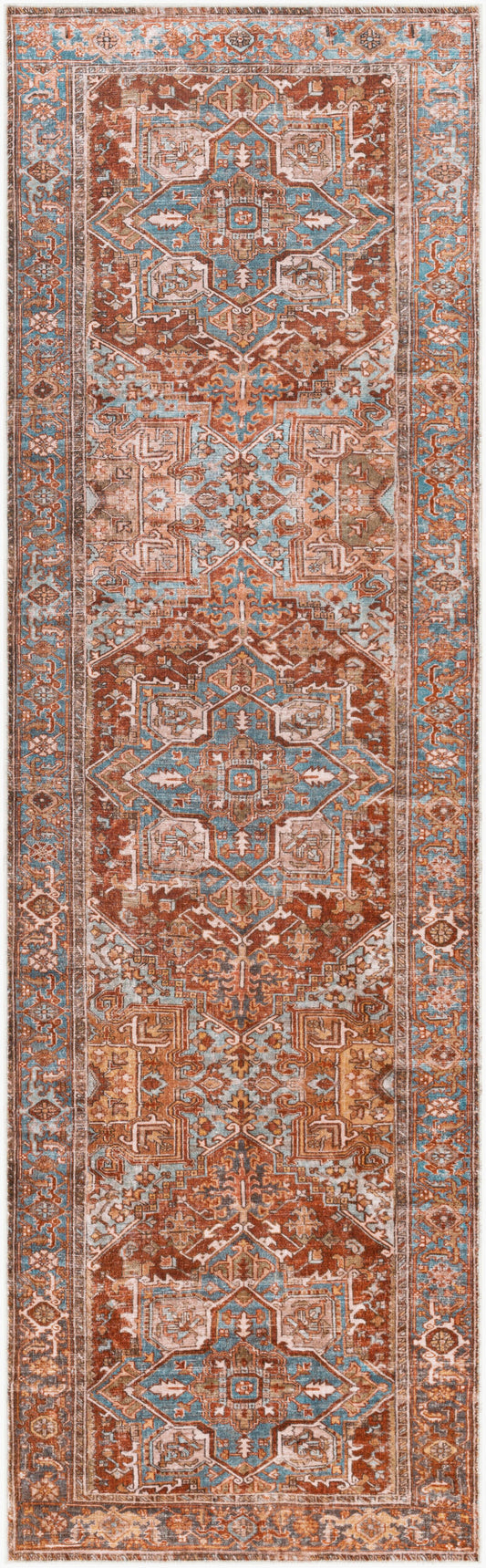 Lavable LVB-2304 8ft Runner Machine Woven Washable Runner Rug