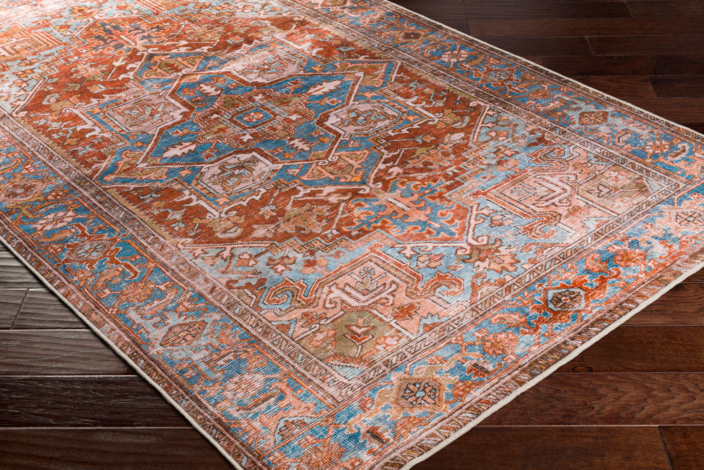 Lavable LVB-2304 8ft Runner Machine Woven Washable Runner Rug