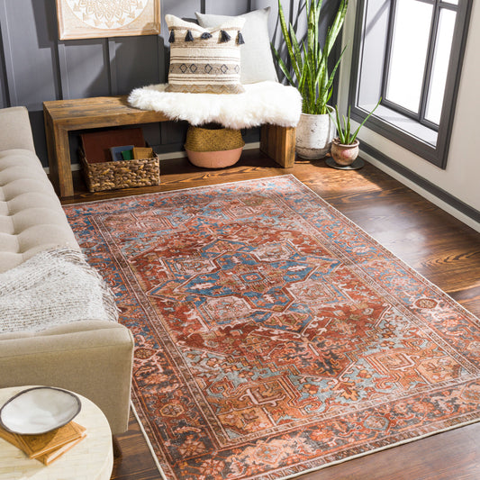 Lavable LVB-2304 3' x 4' Machine Woven Washable Accent Rug
