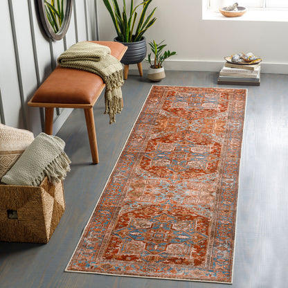 Lavable LVB-2304 8ft Runner Machine Woven Washable Runner Rug