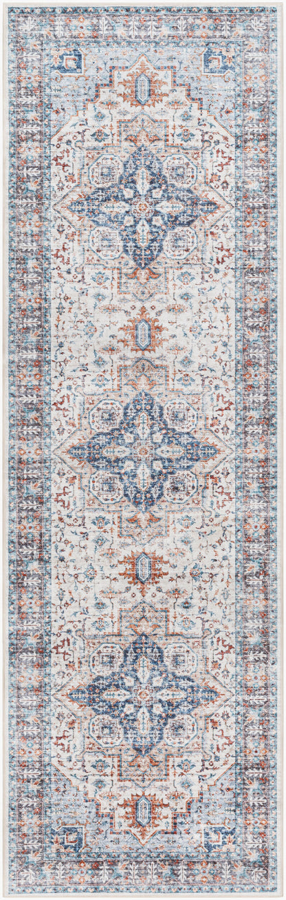 Lavable LVB-2305 8ft Runner Machine Woven Washable Runner Rug