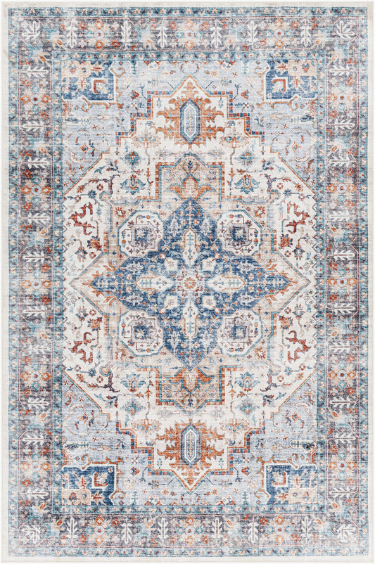 Lavable LVB-2305 3' x 4' Machine Woven Washable Accent Rug