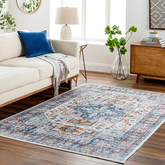 Lavable LVB-2305 3' x 4' Machine Woven Washable Accent Rug