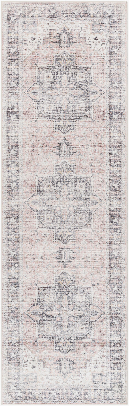 Lavable LVB-2306 8ft Runner Machine Woven Washable Runner Rug