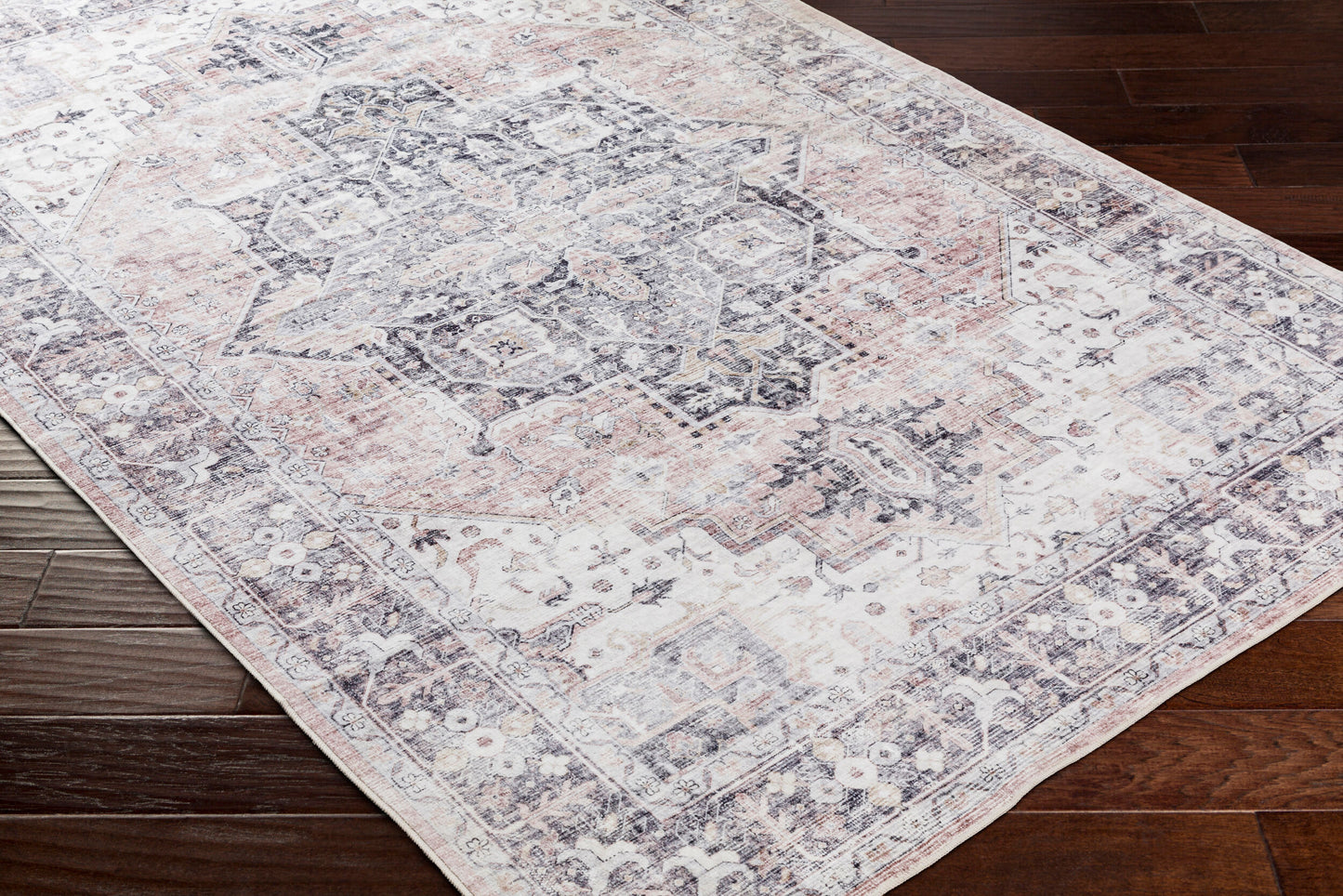 Lavable LVB-2306 8ft Runner Machine Woven Washable Runner Rug