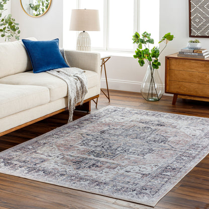 Lavable LVB-2306 3' x 4' Machine Woven Washable Accent Rug
