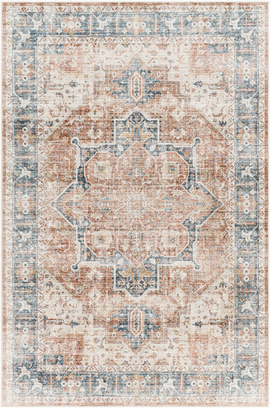Lavable LVB-2307 3' x 5' Machine Woven Washable Accent Rug