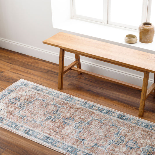 Lavable LVB-2307 8ft Runner Machine Woven Washable Runner Rug