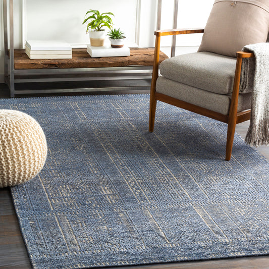 Livorno LVN-2301 2' x 3' Handmade Faux Silk Accent Rug