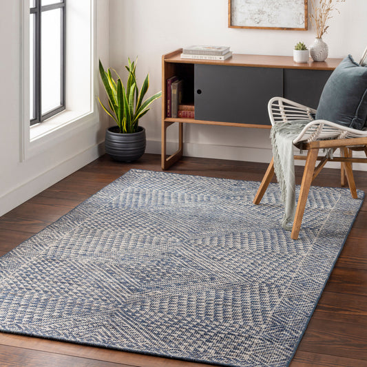 Livorno LVN-2304 2' x 3' Handmade Faux Silk Accent Rug